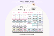 Yellow Pastel Digital Planner, a Stationery Template by Tas Creative Studio (Thumbnail 4 of 9)