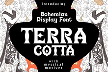 Terra Cotta - Bohemian Display Font