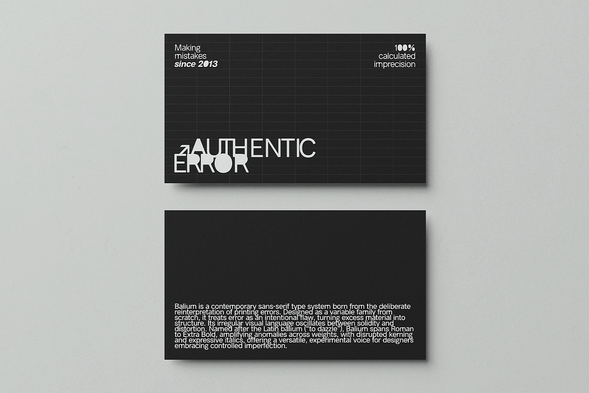 Balium – Imprecise Variable, a Sans Serif Font by Unio Designs (Photo 4 of 15)