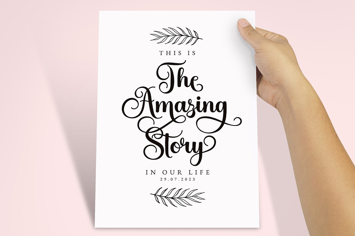 Mankind - Swirl Modern Script Font, a Script Font by Airotype (Photo 3 of 13)
