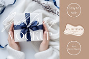 Blue Gift with Hands Mockup WR004-02, a Books & Magazine Mockup by Callistemon Creative (Thumbnail 1 of 8)