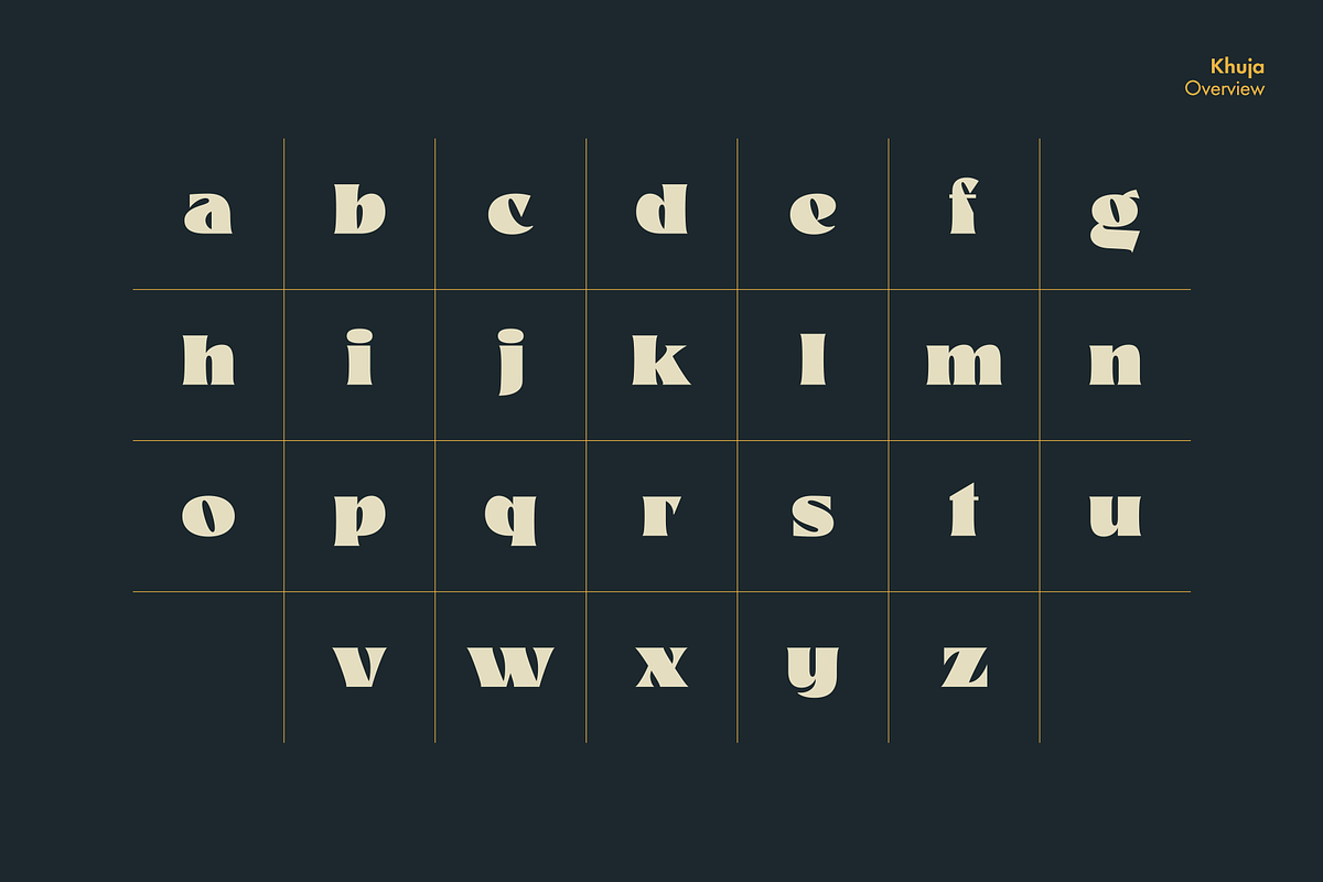 Khuja - Display Typeface, a Serif Font by Unio Designs (Photo 7 of 11)