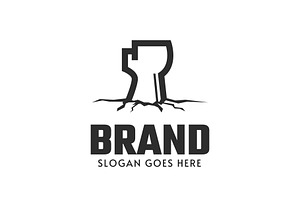 A fist from the ground logo design, an Object Graphic by nicemorning