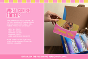 Pink Thank You Card, a Card Template by SunshineStudioBoutique (Thumbnail 3 of 10)