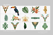 Artisanal Tropical 2026 Fabric, a Wallpaper Graphic by Luiz da Rolt Grathwohl (Thumbnail 14 of 16)