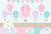 Fresh Hot Air Balloons & Patterns, an Illustration by Amanda Ilkov (Thumbnail 1 of 5)