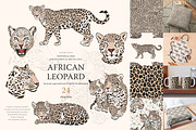 African leopard, an Animal Illustration by Siriliadka Dreams (Thumbnail 1 of 6)
