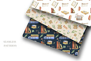 Books clipart, an Illustration by Love Watercolor Store (Thumbnail 4 of 5)