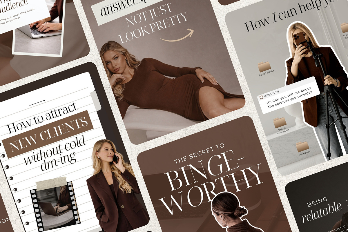 Instagram templates for marketing, a Social Media Template by SwitzerShop (Photo 6 of 8)