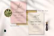 Modern Sketch Wedding Suite, an Invitation Template by Azka Creative (Thumbnail 2 of 5)