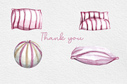 Sweet Teddy Bears Watercolor Clipart, a Decorative Illustration by HabitusDesigns (Thumbnail 12 of 12)