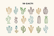 Wild West Boho Line Art Icon Set, a Decorative Illustration by Yanakicc (Thumbnail 3 of 8)