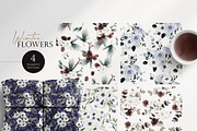 Watercolor flower - Winter flowers, an Illustration by Beigetime (Thumbnail 7 of 8)