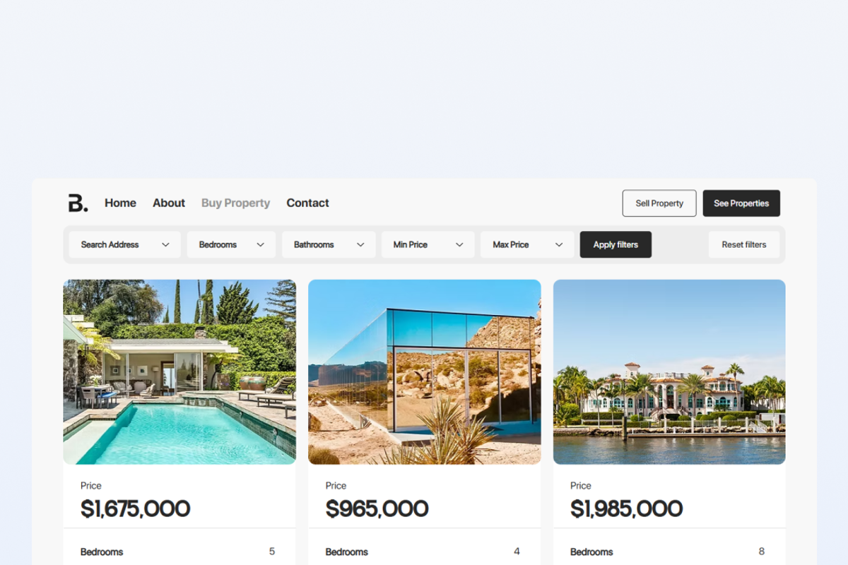 Real Estate Wix Studio Template, a Wix Template by DanBaronetti (Photo 6 of 8)