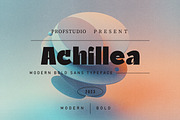 Achillea - Modern Sans Bold Typeface, a Sans Serif Font by PROF STUDIO (Thumbnail 1 of 7)