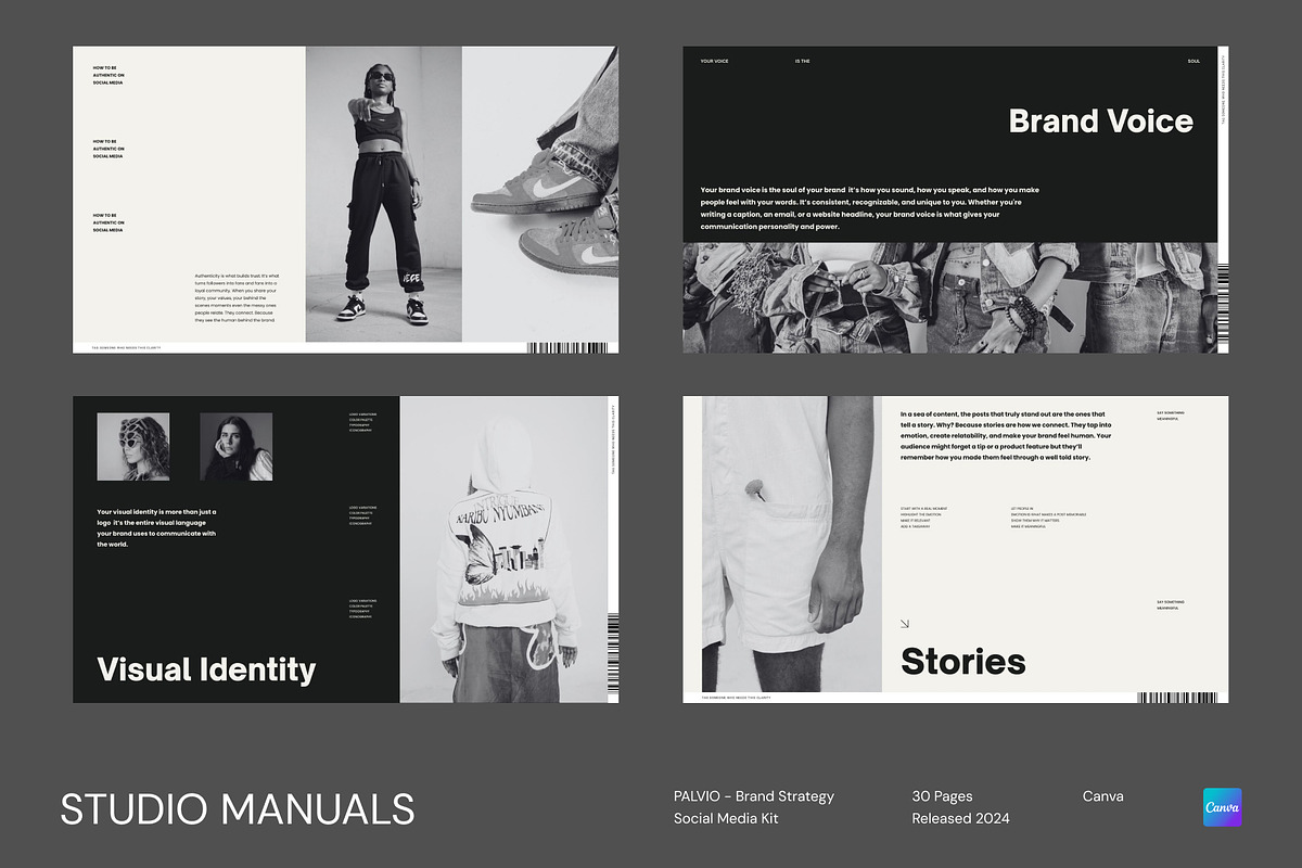PALVIO - Brand Strategy Social Media, a Social Media Template by Studio Manuals (Photo 4 of 8)