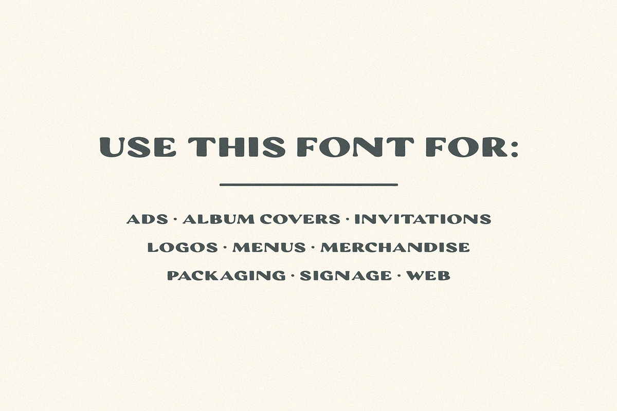 Oasis, a Slab Serif Font by Bruised Goods (Photo 3 of 5)