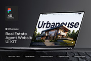 Urbanouse Real Estate Agent Website, an UI Kit Template by Creative Perspective (Thumbnail 1 of 7)