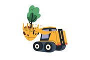 Farm tractors, agriculture machines, a Transportation Illustration by Good Studio (Thumbnail 2 of 7)