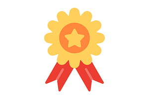 Badge Flat Icon, an Icon by Pexelpy