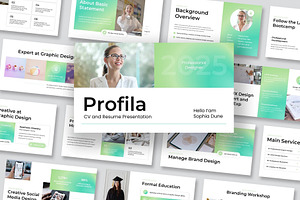 CV & Resume Google Slides Templates, a Presentation Template by Fit-tee