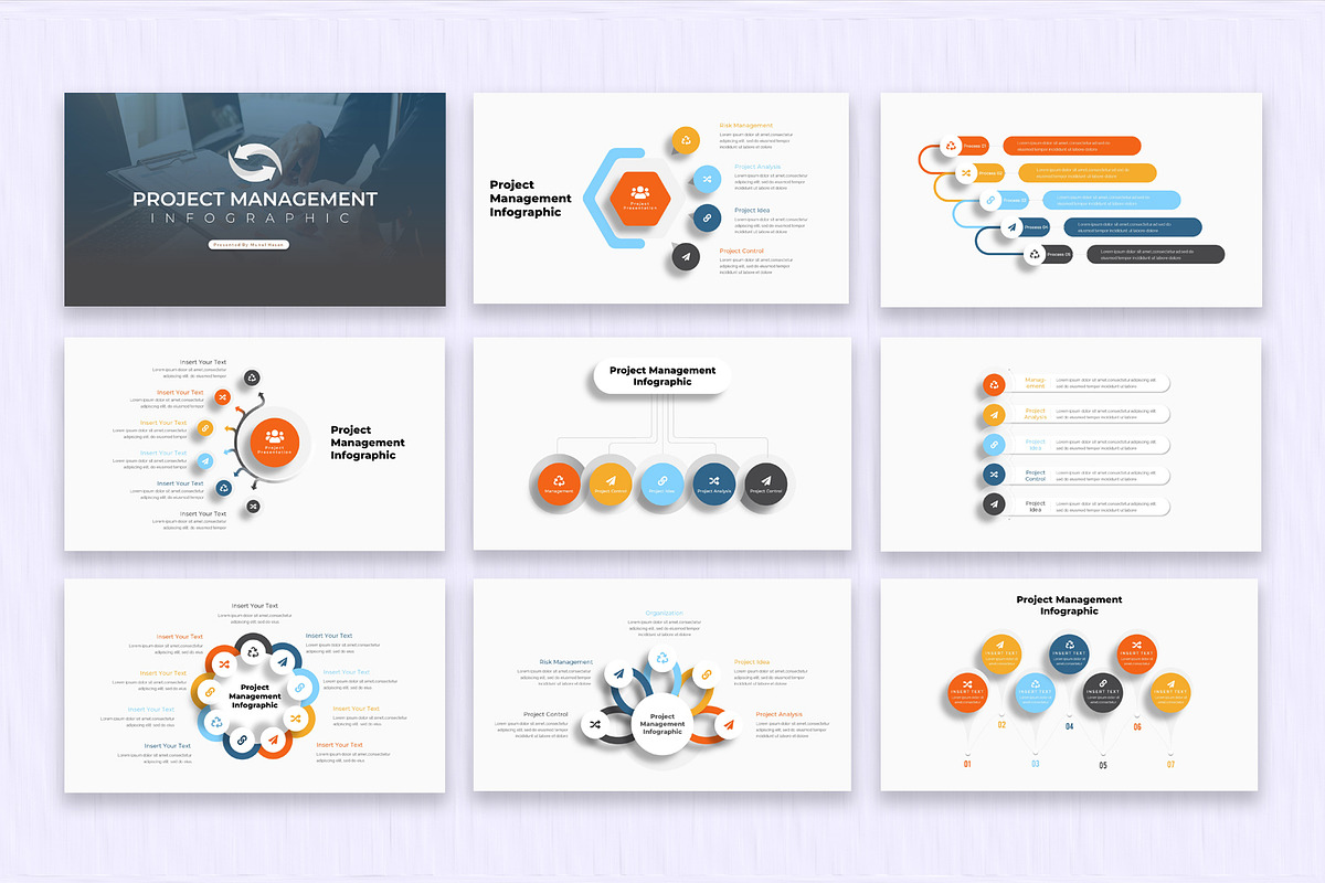 Project Management Infographic Slide, a Presentation Template by SlideStack (Photo 2 of 5)