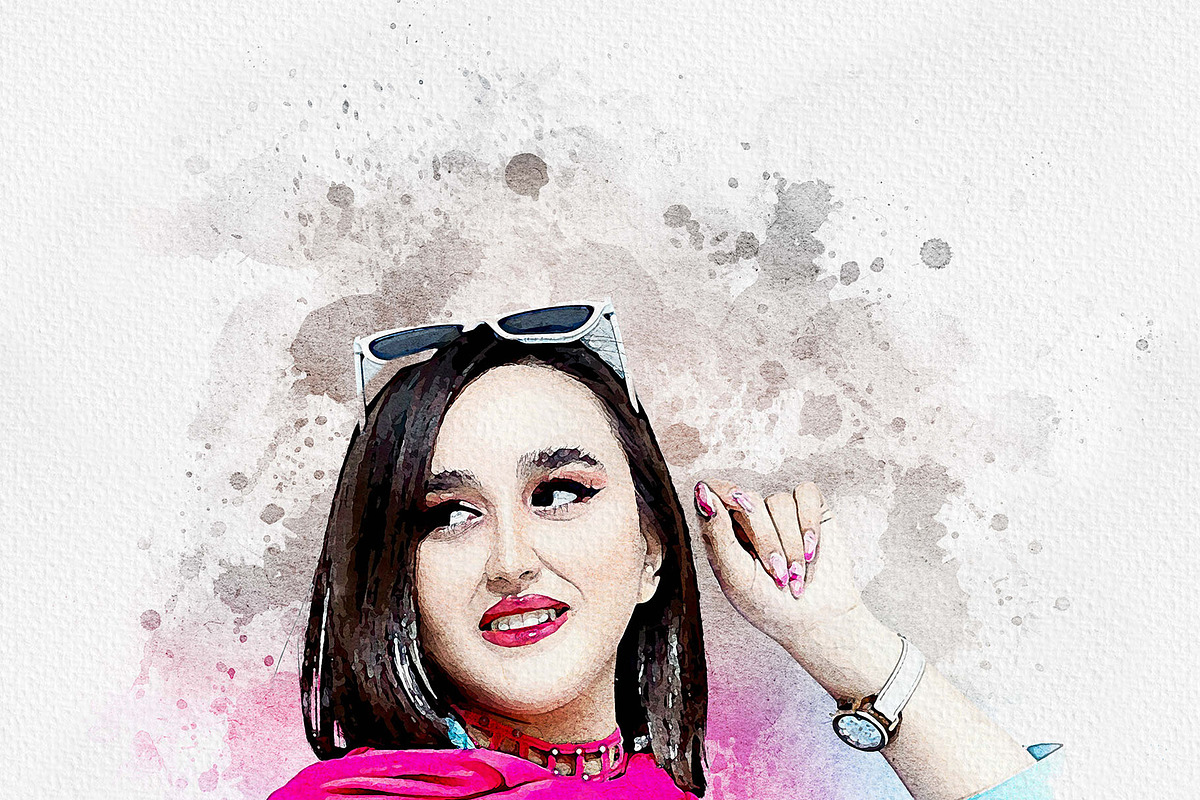 Painting Watercolor Splash Art, an Action Add-On by MRI STUDIO (Photo 15 of 21)