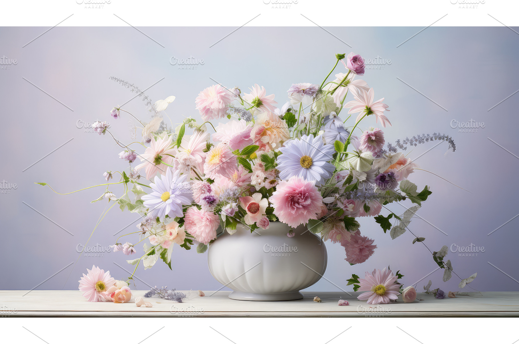 shades soft pastel flowers ai, an Arts & Entertainment Photo by pikepicture