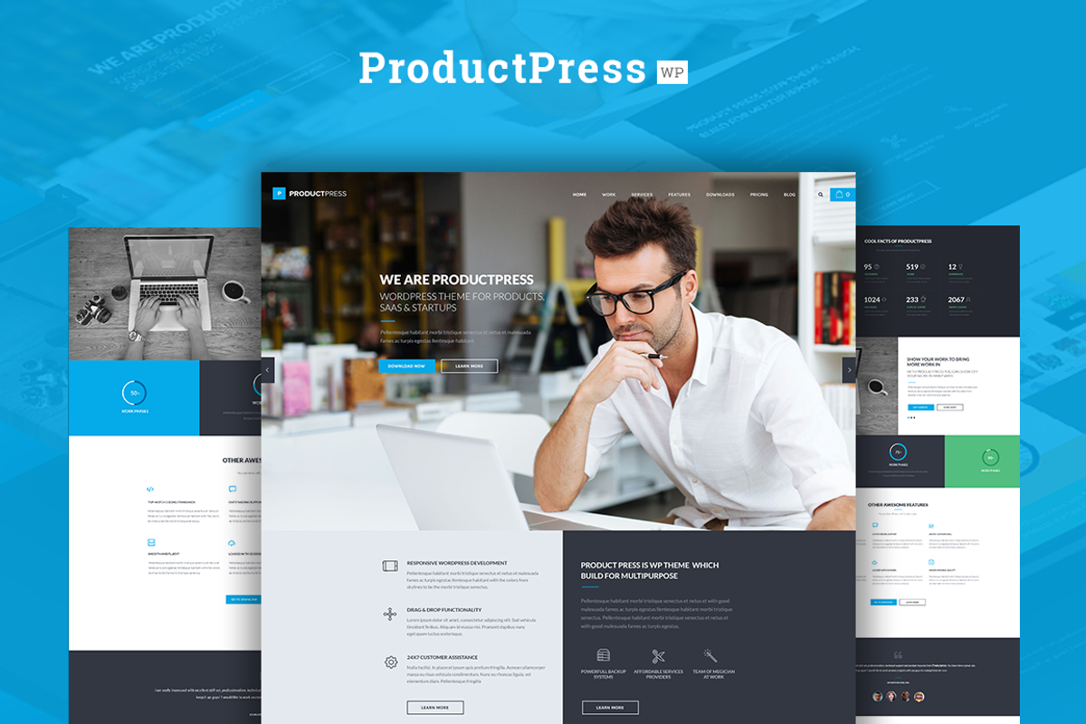 ProductPress EDD WordPress Theme, a WordPress Template by WPTiE (Photo 2 of 6)