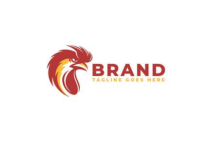 Rooster Head Logo Design