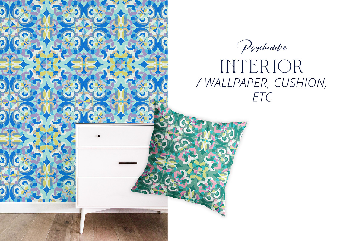 Mosaic Tile Print Patterns, a Pattern Graphic by ASTUDIO (Photo 6 of 6)