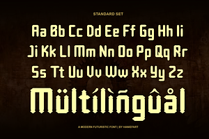 Modenik - Modern Futuristic Font