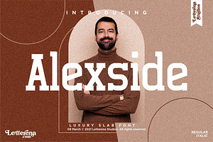 Alexside Slab Font LS