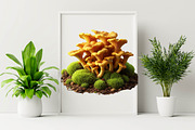 Edible Mushrooms Sublimation Clipart, an Illustration by SVGArt (Thumbnail 4 of 8)