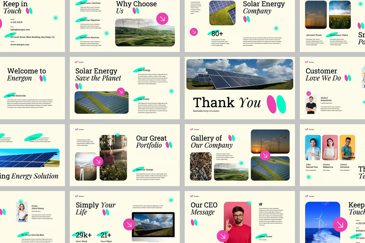 Green Energy Keynote Templates, a Presentation Template by Fit-tee (Photo 2 of 2)