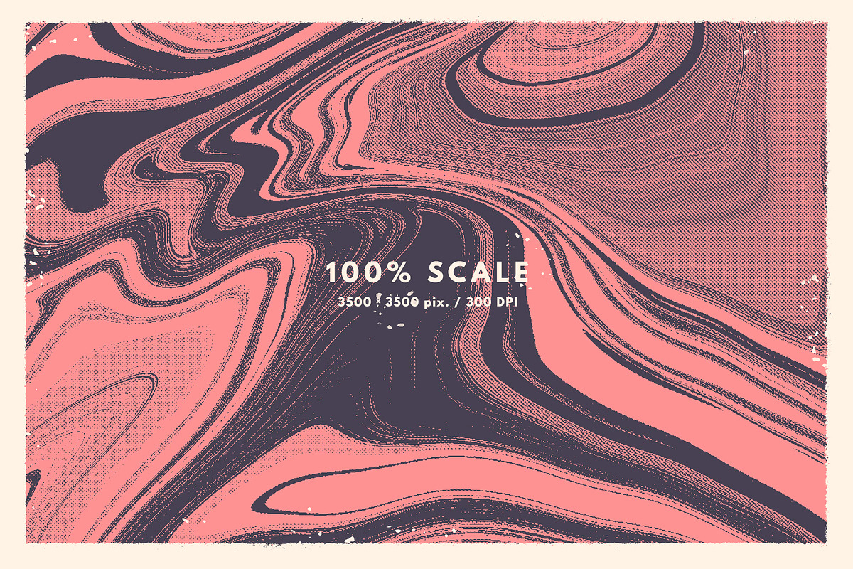 Halftone marble textures, a Texture Graphic by Vintage Voyage Supply (Photo 2 of 6)