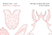 DIY Beetle Wall Art Insect Laser Cut, an Illustration by Bubert Art (Thumbnail 3 of 9)