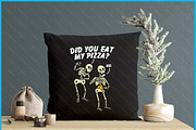 Skeleton Pizza Funny Halloween SVG, a Graphic by Creativeusart (Thumbnail 4 of 4)