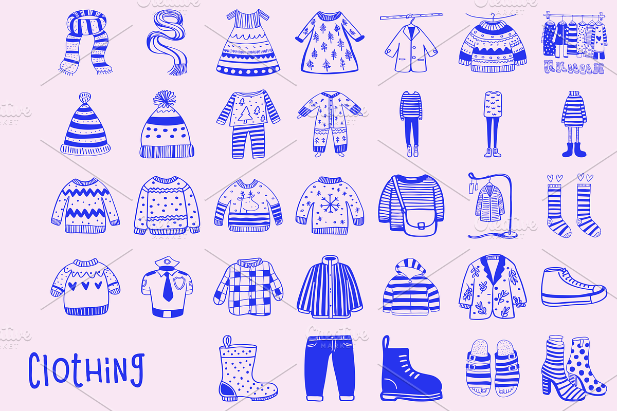 1001 Cute Doodles Bundle, an Object Illustration by Danil Polshin (Photo 13 of 65)