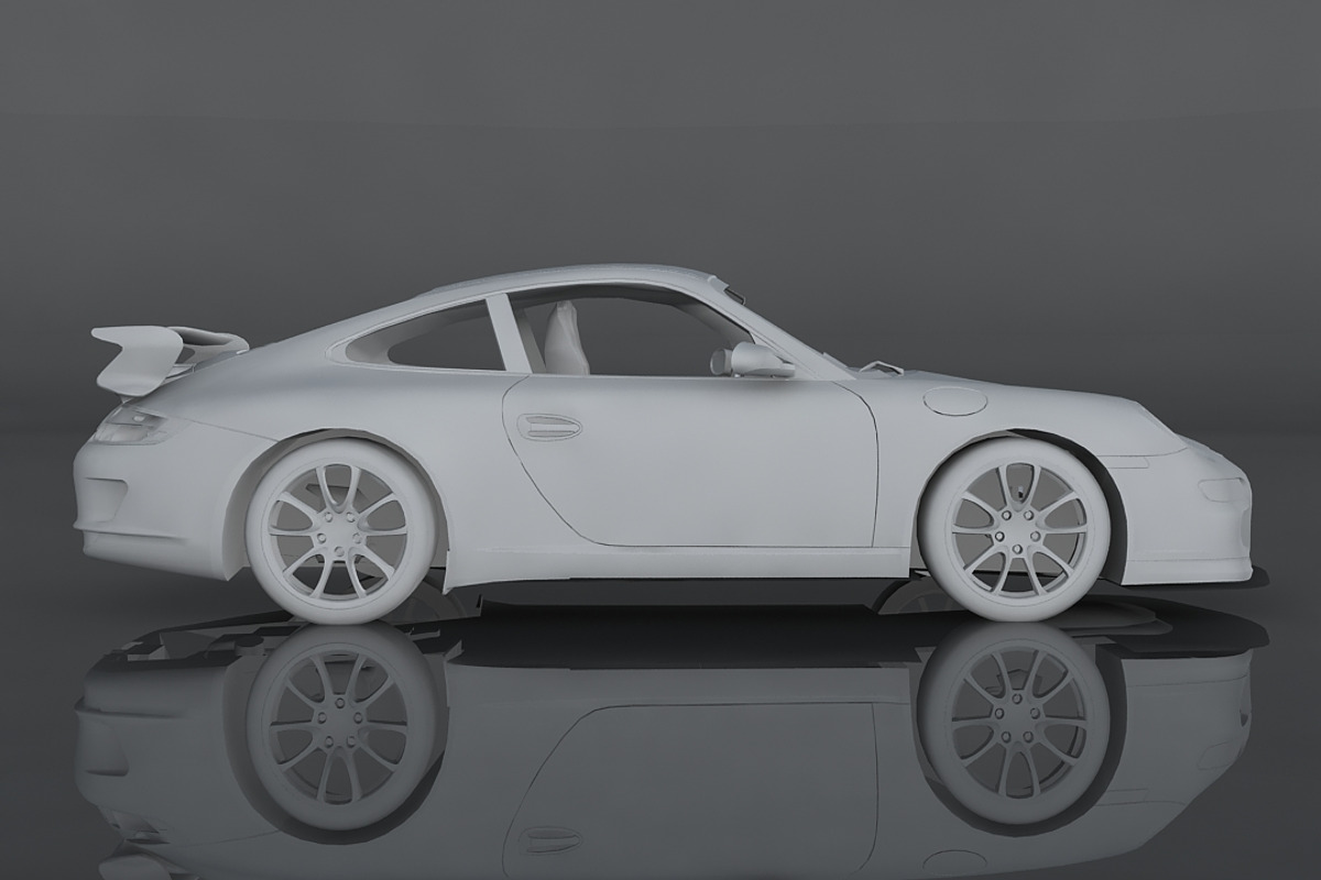 Porsche 911 GT3 997, a Cars & Vehicle 3D Model by valtriiu (Photo 10 of 12)