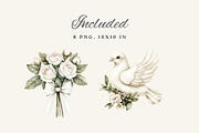 Wedding Accessories Clipart, an Illustration by The Best Digital Plaza (Thumbnail 2 of 5)