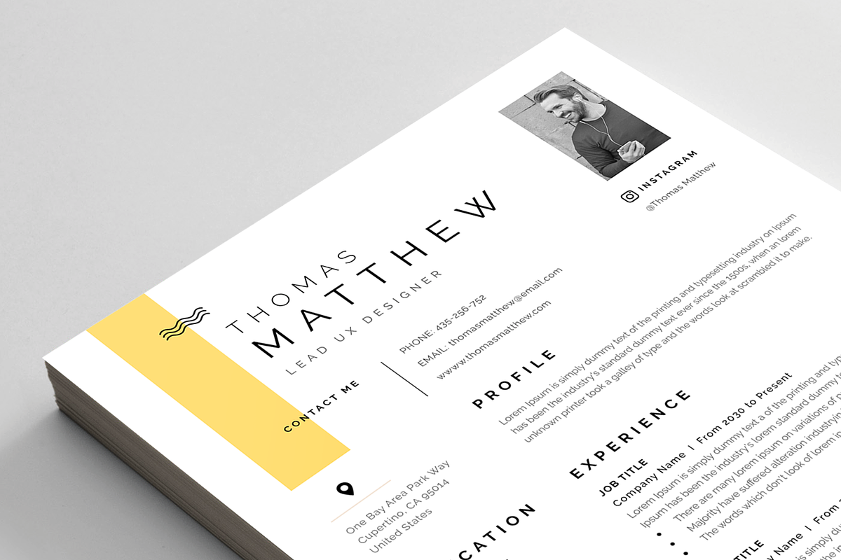 Resume/CV, a Resume Template by Reuix Studio (Photo 5 of 5)
