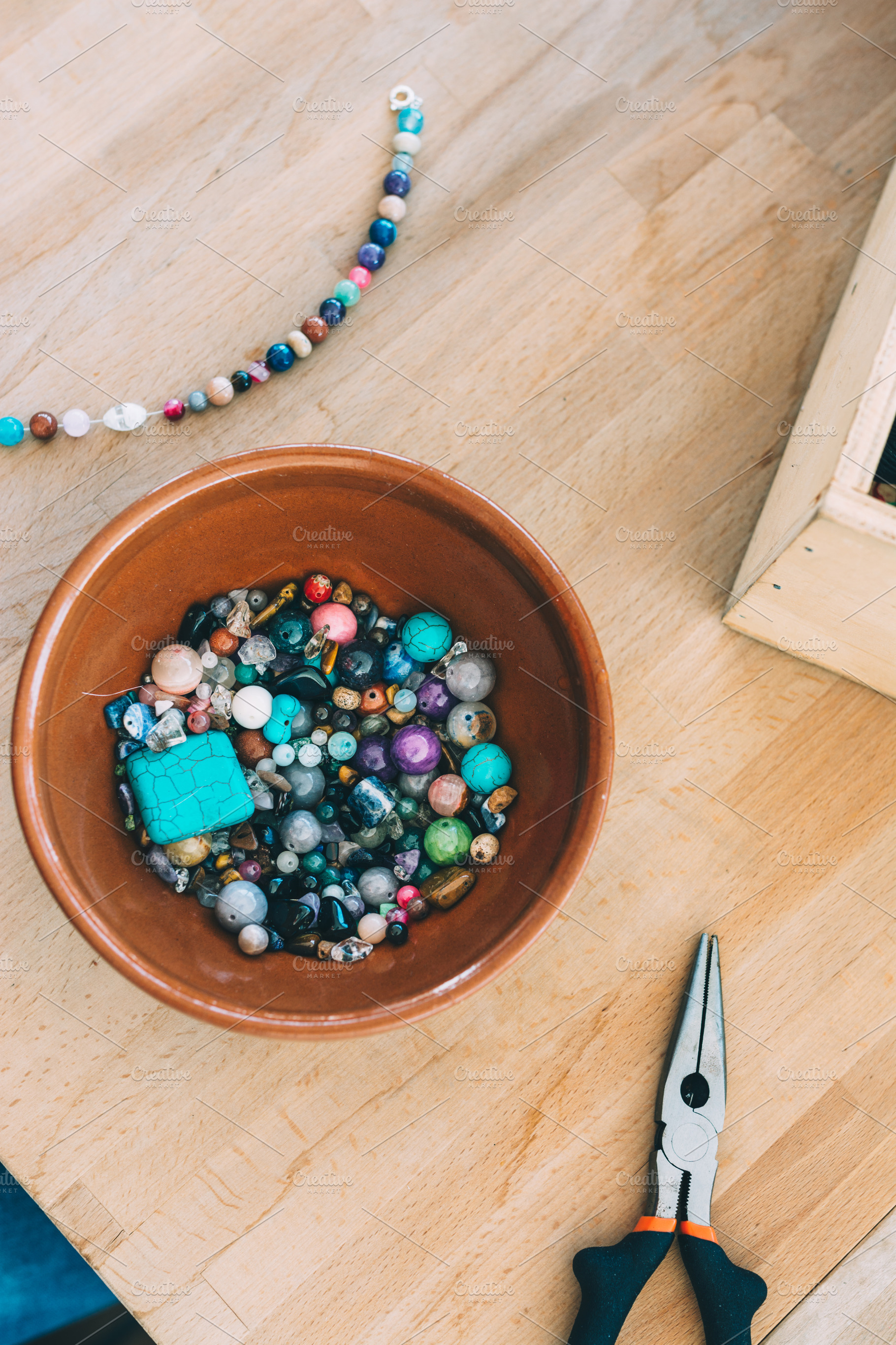 Colorful beads and trinkets for do-i, a Business Photo by SZ IMAGE
