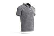 White Men's Polo Shirt 3D Model, an Object 3D Model by rebrandy (Thumbnail 8 of 9)