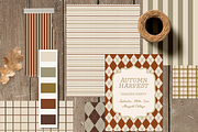 Autumn Basics Fall Pattern, a Pattern Graphic by Cozy pattern shop (Thumbnail 2 of 11)