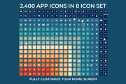 2,400 70's iOS 14 Icon Pack, an Icon by A Good Design Studio (Thumbnail 4 of 5)