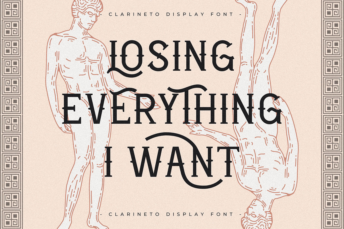 Clarineto A Display Typeface Font, a Serif Font by Storytype Studio (Photo 9 of 15)