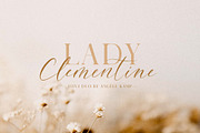 Lady Clementine wedding script fonts, a Serif Font by Angele Kamp (Thumbnail 10 of 10)