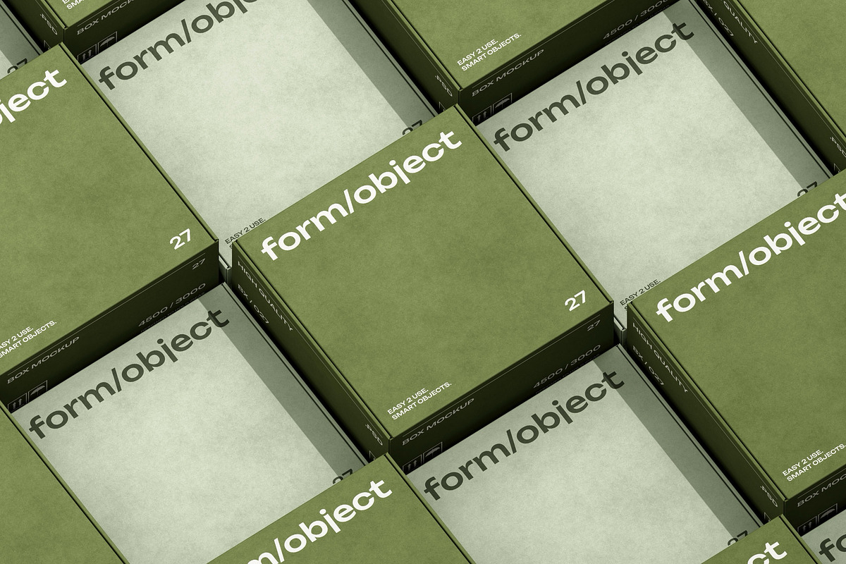 Boxes Layout Mockup, a Packaging Mockup by Design Squad