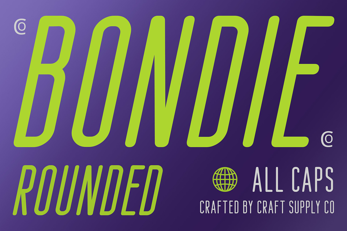Bondie Rounded, a Sans Serif Font by Craft Supply Co. (Photo 1 of 8)